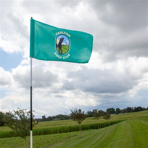 custom golf flags for putting green  (343) $199